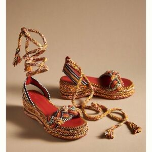 AMAMBAIH MANUELA WEDGE SANDALS Sz 40